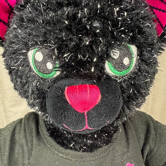 Build a Bear night magic black cat sparkly with green eyes halloween 2018 - Picture 2 of 8